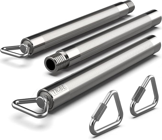 Heavy Duty Steel Resistance Band Bar - Portable