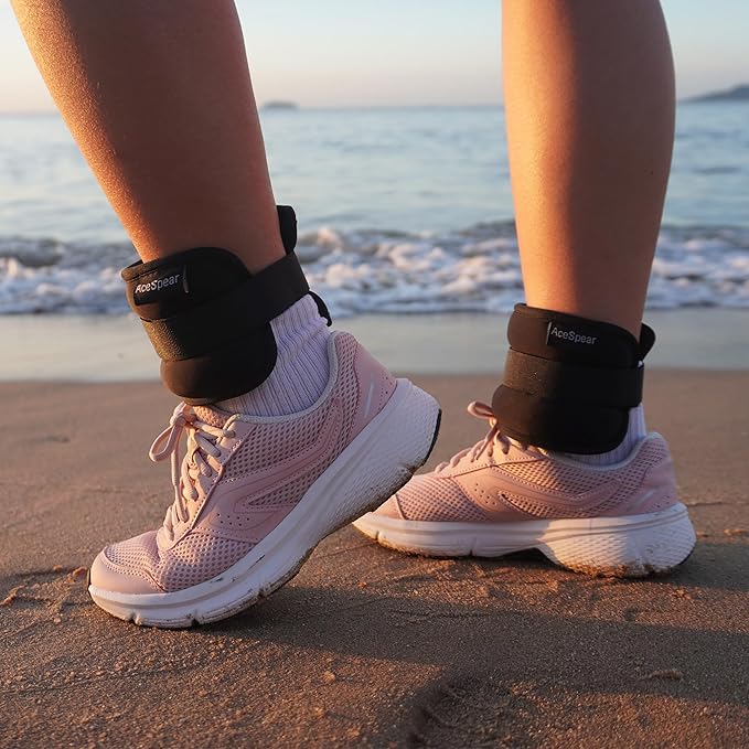 AceSpear Ankle Weights for Men Women Wrist Weights 2 * 1lb 2lbs 2lbs 3lbs 3lbs 4lbs 4lbs 5lbs 5lbs 6lbs 6lbs Leg
