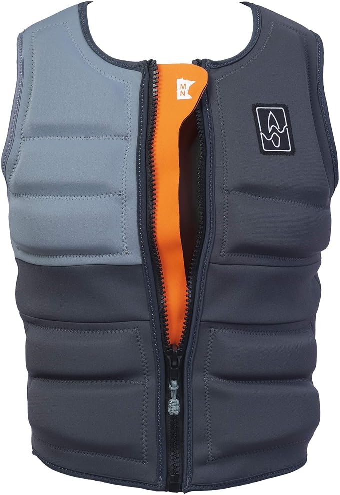 Mens Neoprene Wakesurf Comp Vest - Designed Exclusively for Wake Surfing, but Great for All Other Watersports Activities!