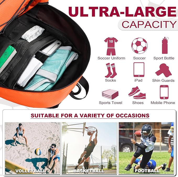 Himal Outdoors Soccer Bag-Backpack for Soccer