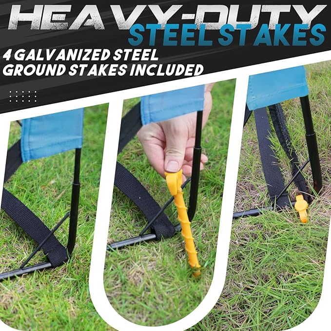 Kids Soccer Goal for Backyard 5×3, 6×4, 6×4, 9×5FT 9×5FT Easy