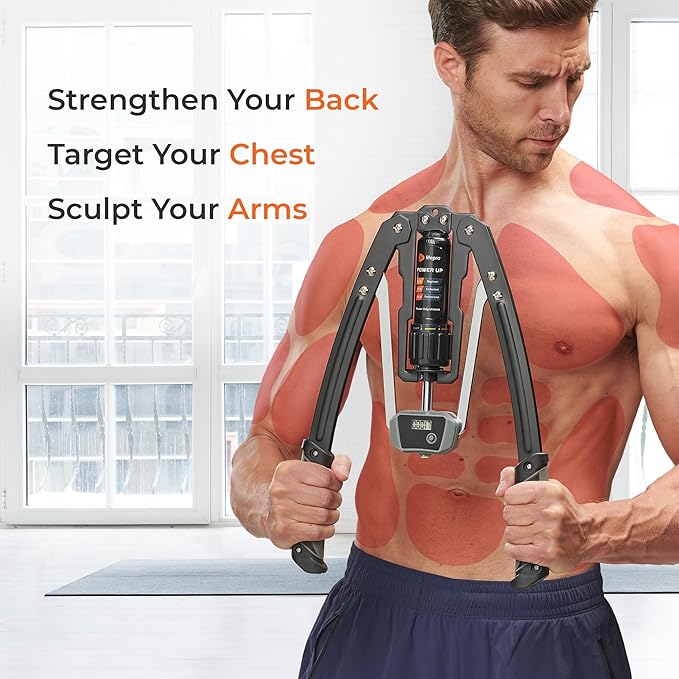 Lifepro Arm Exercise Hydraulic Power Twister Arm and 22-440lbs, Bicep