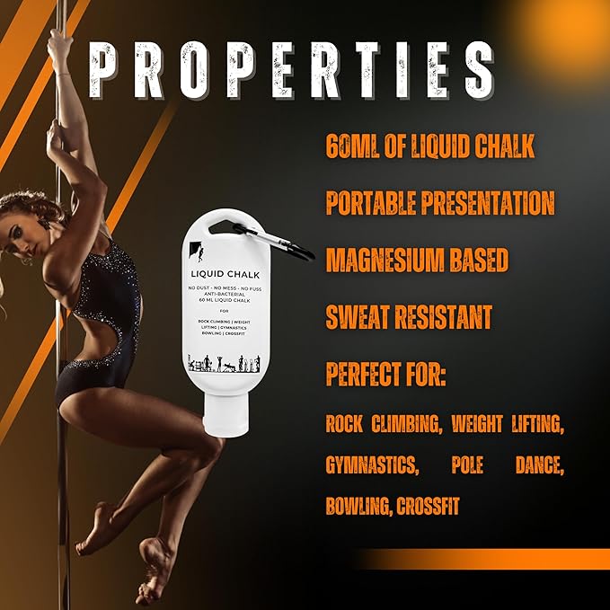 Liquid Chalk Weightlifting 250ML Gym Chalk Blocks Climbing Chalk Rock Climbing Chalk Lifting Chalk for Weightlifting Chalk Ball Spray Chalk Bulk Gymnastics Chalk Hand Chalk Holder Chalk Pole Sports