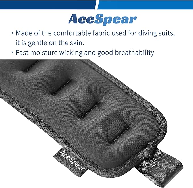 AceSpear Ankle Weights for Men Women Wrist Weights 2 * 1lb 2lbs 2lbs 3lbs 3lbs 4lbs 4lbs 5lbs 5lbs 6lbs 6lbs Leg