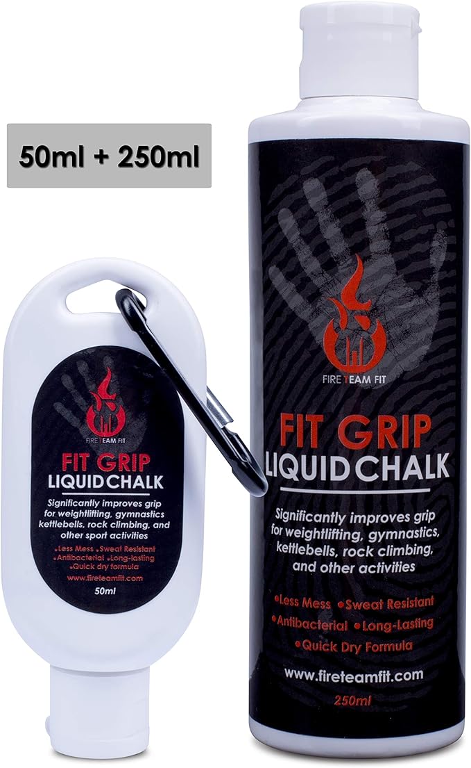 Liquid Chalk for Weight Lifting, Rock Climbing, Cross Training, & Powerlifting, Gym Approved Workout Chalk for Hands & Calluses