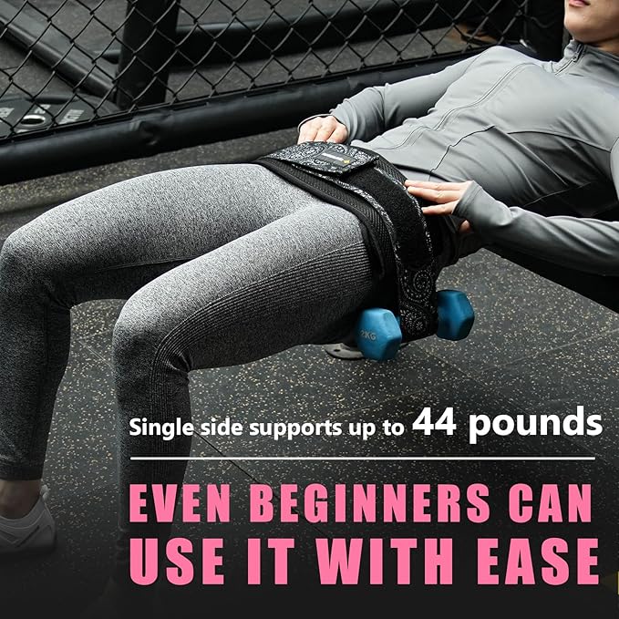 MANUEKLEAR Hip Thrust Belt for Women Glute Training