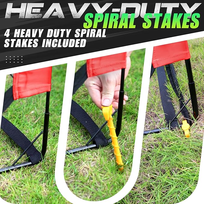 Kids Soccer Goal for Backyard 5×3, 6×4, 6×4, 9×5FT 9×5FT Easy