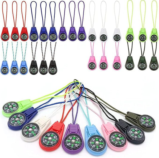 27 Pack Compass for Compass Hiking 9 Colors,