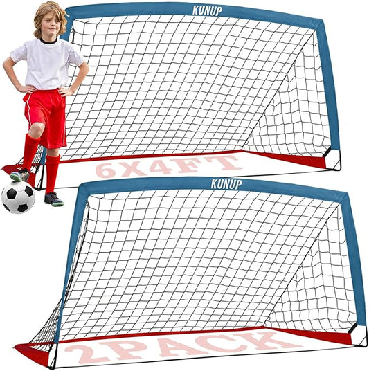 Kids Soccer Goals for Backyard 5×3, 6×4, 6×4, 9×5FT 9×5FT 2 2 Pieces