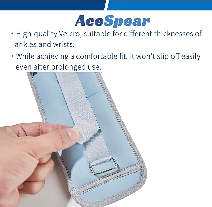 AceSpear Ankle Weights for Men Women Wrist Weights 2 * 1lb 2lbs 2lbs 3lbs 3lbs 4lbs 4lbs 5lbs 5lbs 6lbs 6lbs Leg