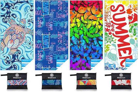 Microfiber Lightweight Beach Towel Sand Free Quick Dry