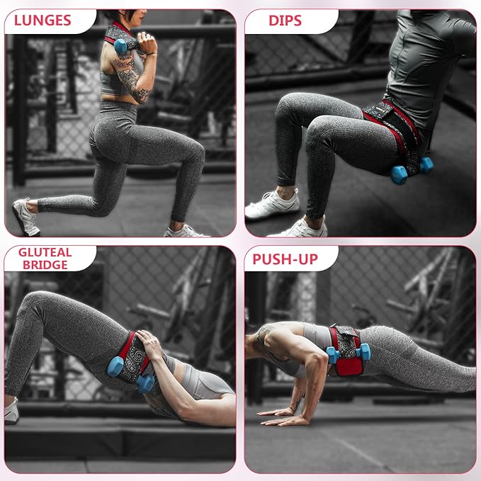 MANUEKLEAR Hip Thrust Belt for Women Glute Training