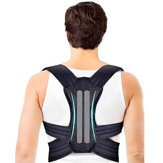Adjustable Posture Corrector, Back Brace, Posture Trainer, Scoliosis and Hunchback Correction, Back Pain, Spine Corrector (X-Large)
