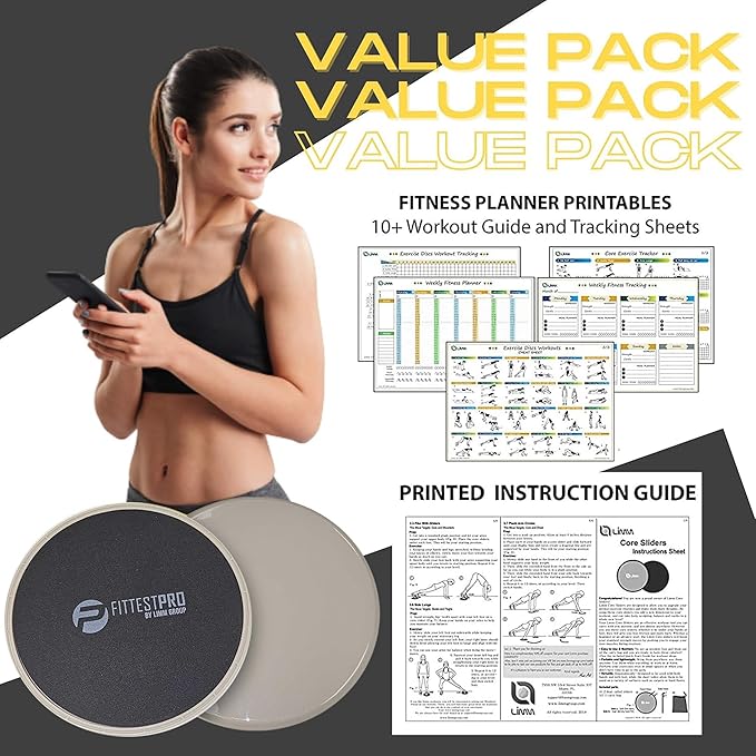 Limm Core Sliders for Working Out - Exercise 2) -