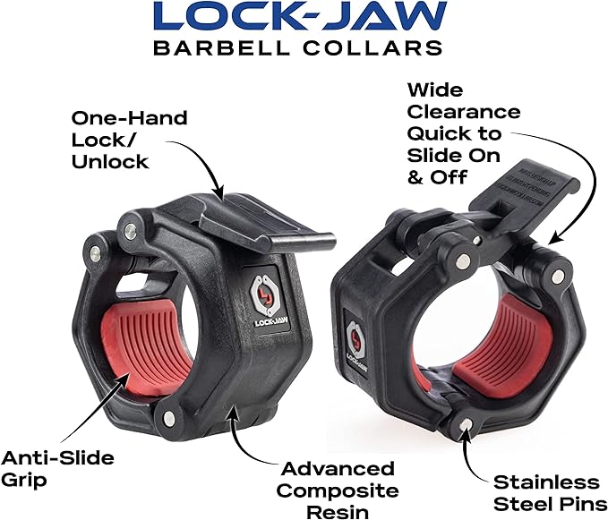 Lock-Jaw OLY 2 Olympic Barbell Collar - Quick