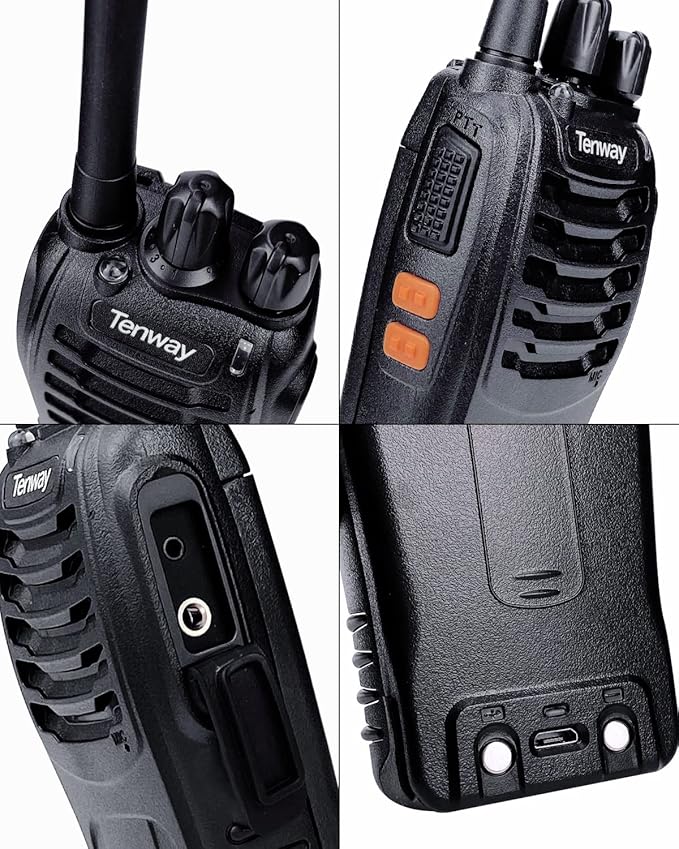 6Pack TW-888S Two Way Radio for Adult Long 6 Way
