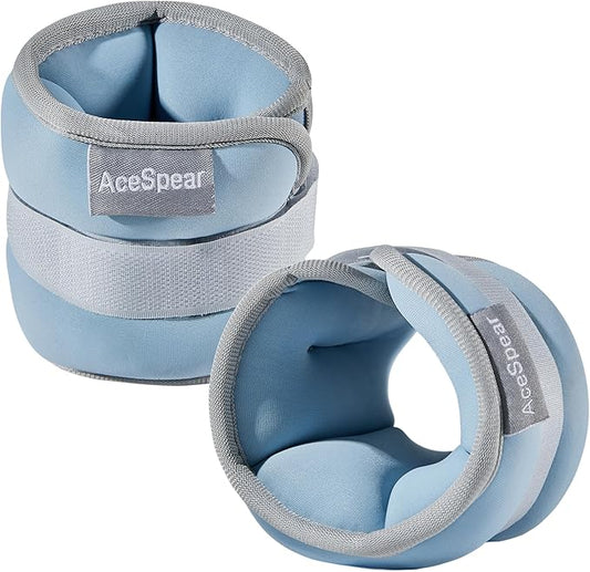 AceSpear Ankle Weights for Men Women Wrist Weights 2 * 1lb 2lbs 2lbs 3lbs 3lbs 4lbs 4lbs 5lbs 5lbs 6lbs 6lbs Leg