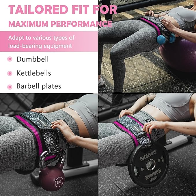 MANUEKLEAR Hip Thrust Belt for Women Glute Training