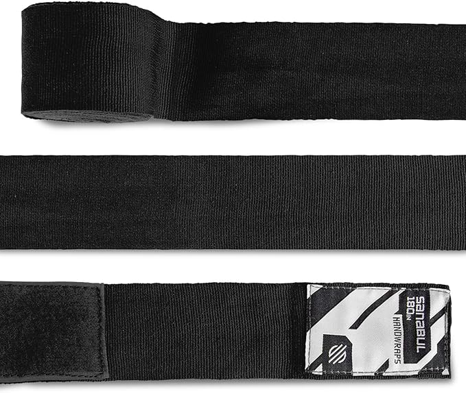 Sanabul Elastic 180 inch Boxing Hand Wraps for Boxing Gloves Muay Thai Kickboxing MMA Wraps for Men & Women
