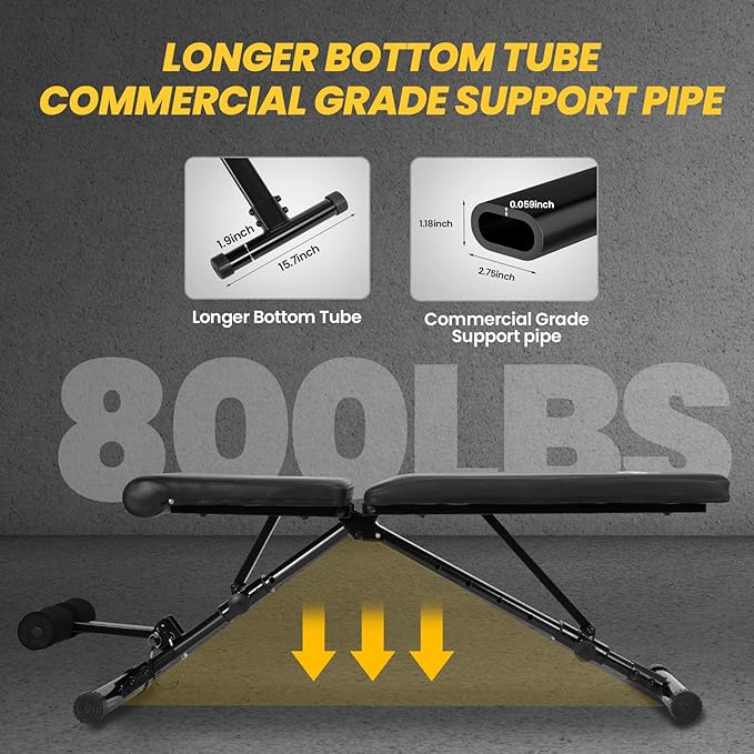 Adjustable Folding Weight Bench