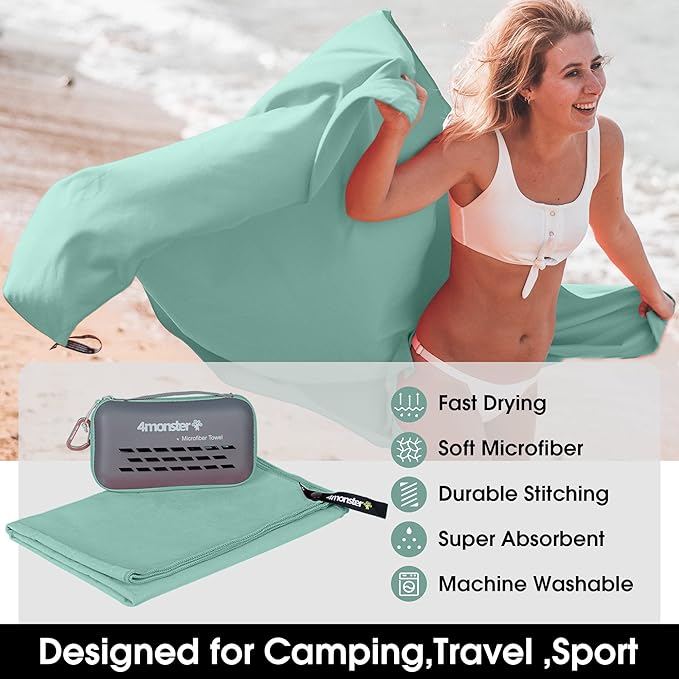 4Monster Camping Towels Super Absorbent