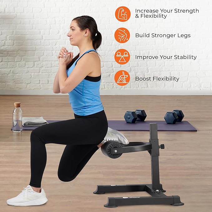 Lifepro Bulgarian Split Squat Stand Max- Durable 7 Adjustable