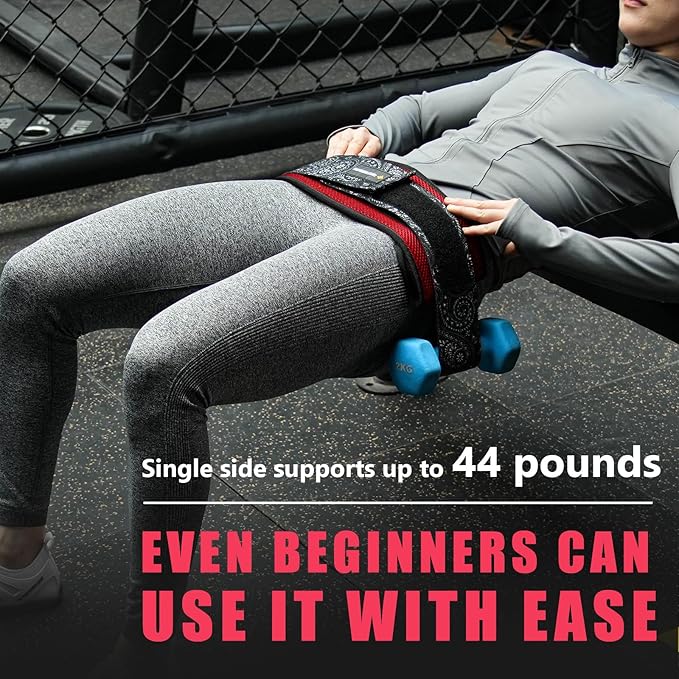 MANUEKLEAR Hip Thrust Belt for Women Glute Training