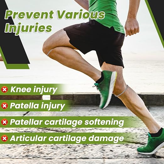 2PCS Patellar Tendon Knee Strap Knee Band for Knee Pain Relief Patella Band for Basketball Running Sports Breathable Patellar Tendon Support Strap