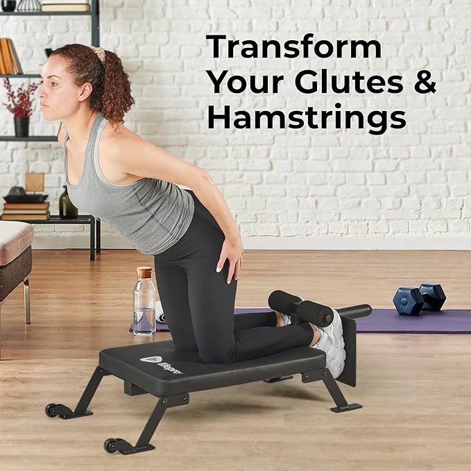 Lifepro Nordic Curl Workout Bench - Home Gym 1" & 2" Olympic