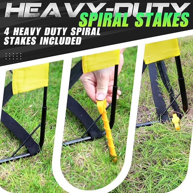 Kids Soccer Goal for Backyard 5×3, 6×4, 6×4, 9×5FT 9×5FT Easy
