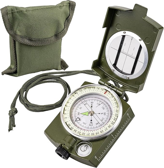 Hiking Compass for Survival with– Waterproof Durable and