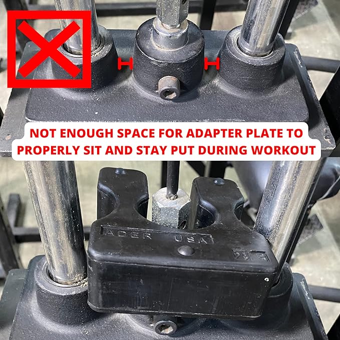 Ader Weight Stack Adapter Plates- 2.5 Lbs Sold 6 Pieces
