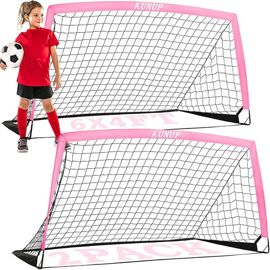 Kids Soccer Goals for Backyard 5×3, 6×4, 6×4, 9×5FT 9×5FT 2 2 Pieces