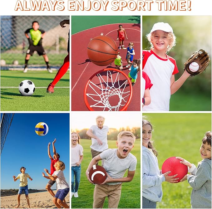 Libima 6 Pcs Multi Sport Ball Set Official