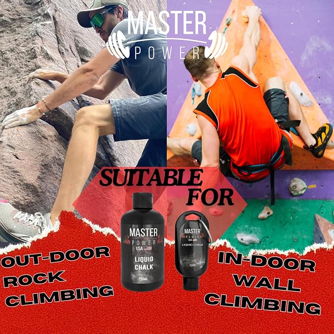 Mess-Free Gym Chalk for Weightlifting, Gymnastics, Rock Climbing, Dancing. Sweat-Resistant and Long Lasting for Stronger Grip - High Performance - Skin Friendly