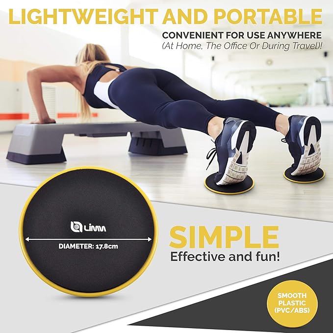 Limm Core Sliders for Working Out - Exercise 2) -