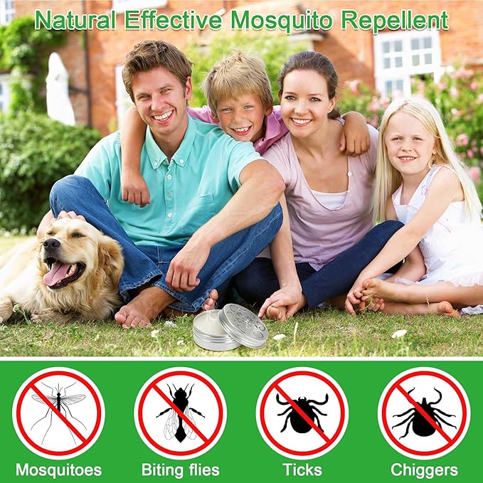 4 Pack Powerful Mosquito Repellent - Natural Deet