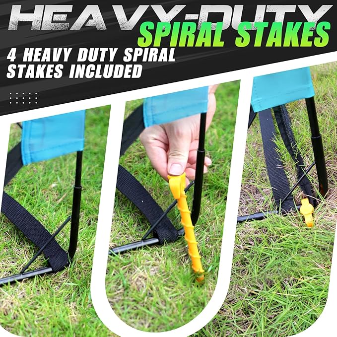 Kids Soccer Goal for Backyard 5×3, 6×4, 6×4, 9×5FT 9×5FT Easy
