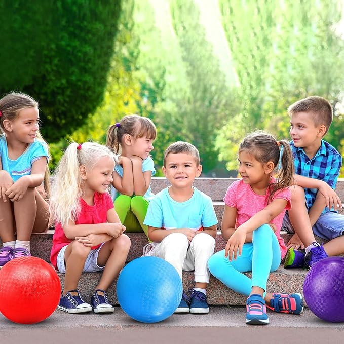 Macarrie 30 Pcs Playground Balls 6 Inches Dodgeball