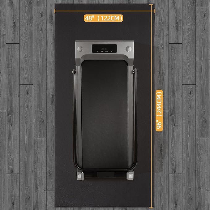 High Density Home Gym Treadmill Exercise Bike Equipment Mat 1/4" Thick,