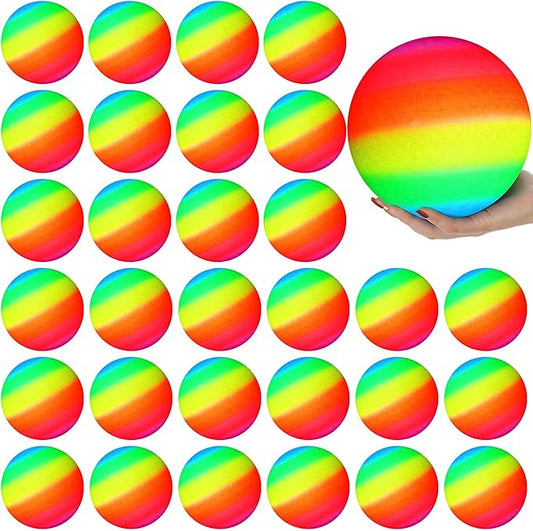 Macarrie 30 Pcs Playground Balls 6 Inches Dodgeball