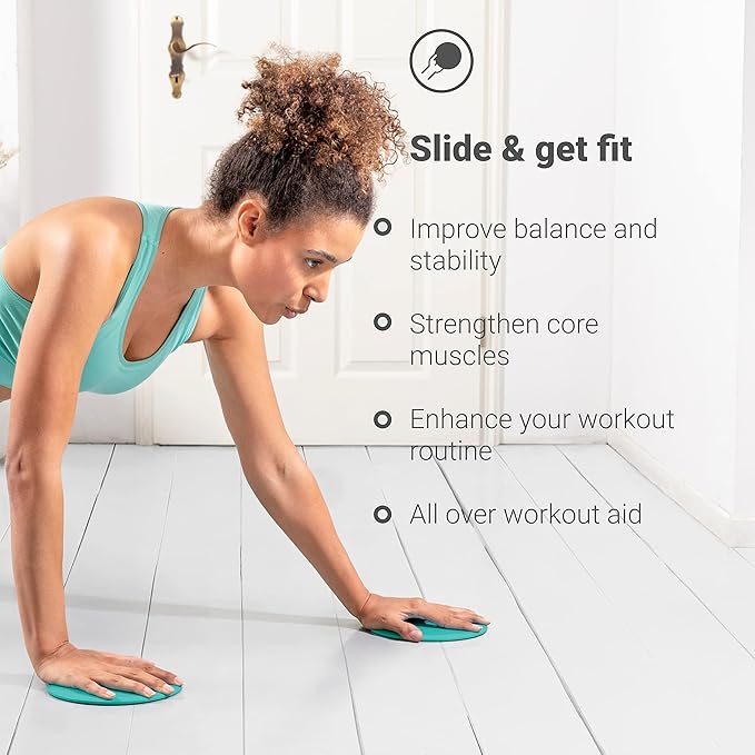 Live Infinitely Core Sliders – Dual Sided Fitness