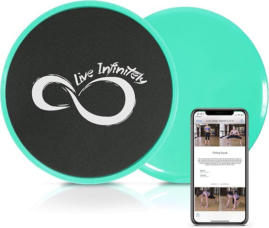 Live Infinitely Core Sliders – Dual Sided Fitness