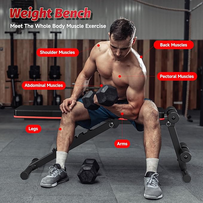 Adjustable Folding Weight Bench