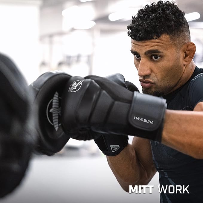 Hayabusa T3 Boxing Gloves for Men and Women Wrist and Knuckle Protection, Dual-X Hook and Loop Closure, Splinted Wrist Support, 5 Layer Foam Knuckle Padding