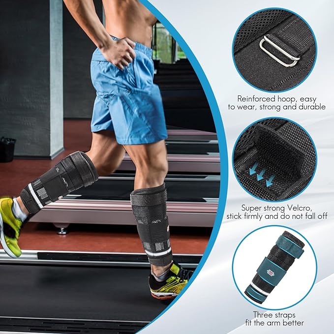 Adjustable Ankle Weights for Men Women (11LB A