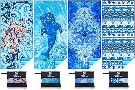 Microfiber Thin Lightweight Beach Towel Sand Free Quick