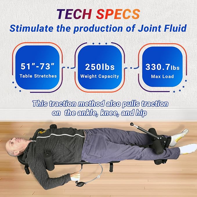 Lumbar Decompression Table By Lumbar Bench - Horizontal 300/330 lbs.