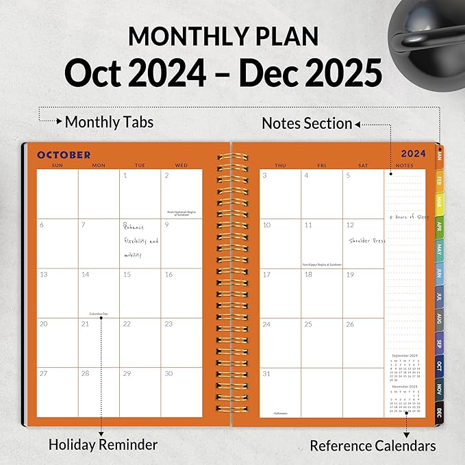 2025 Fitness Workout Journal Planner for Women & Men 2025 - 2025 Exercise 6.4" x 8.3" Fitness