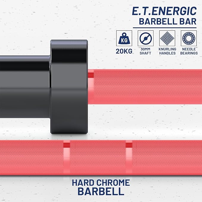 7ft Olympic Barbell Bar 45LB Load 1500-lbs Capacity Available 2" Olympic